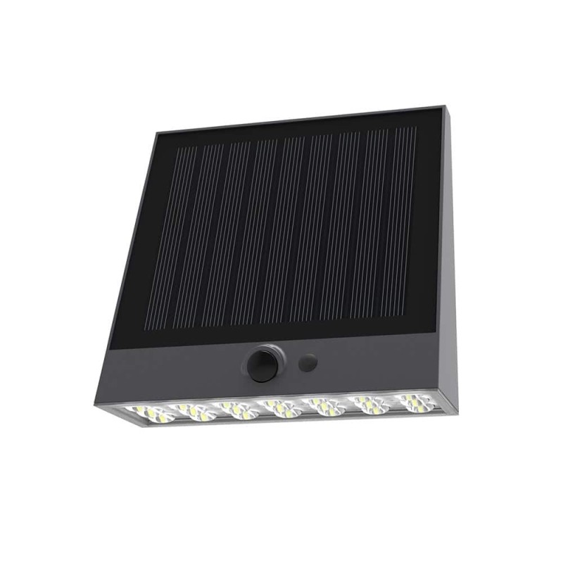 Solarna Lampa Elewacyjna SLC-25WL (1000lm) – Niezawodne Oświetlenie Perymetryczne z Czujnikiem Ruchu PIR