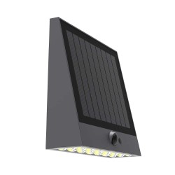 Solarna Lampa Elewacyjna SLC-25WL (1000lm) – Niezawodne Oświetlenie Perymetryczne z Czujnikiem Ruchu PIR
