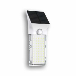 Solarna Lampa Hybrydowa SLC-15 3w1: Kinkiet LED z Czujnikiem Ruchu, Odłączaną Latarką