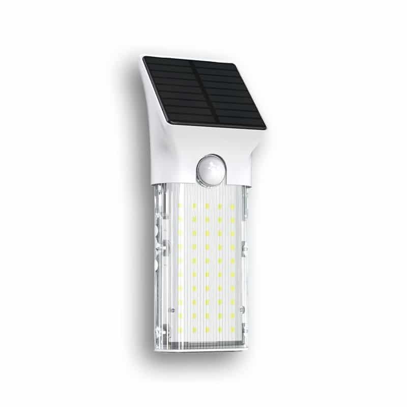 Solarna Lampa Hybrydowa SLC-15 3w1: Kinkiet LED z Czujnikiem Ruchu, Odłączaną Latarką