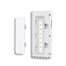 Solarna Lampa Hybrydowa SLC-15 3w1: Kinkiet LED z Czujnikiem Ruchu, Odłączaną Latarką