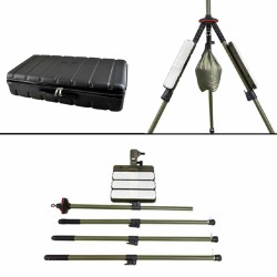 Mobilna Stacja Oświetleniowa Solar SLC-COMBAT 25W LED – Lampa Taktyczna 3w1 z Powerbankiem i Statywem