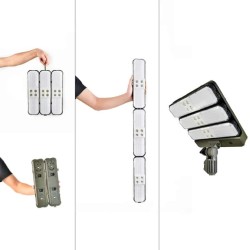 Mobilna Stacja Oświetleniowa Solar SLC-COMBAT 25W LED – Lampa Taktyczna 3w1 z Powerbankiem i Statywem