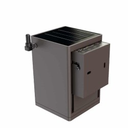 Solarny kinkiet projektowy góra / dół SLP- 01WALL z Bluetooth