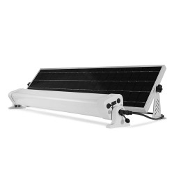 Zestaw Solarny z Lampą LED 24W, Pilotem i USB – SLC-2460 | IP65