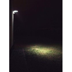 Lampa Solarna Naścienna LED SLC-08 – Aluminiowy Kinkiet Zewnętrzny z Czujnikiem Ruchu (3W)