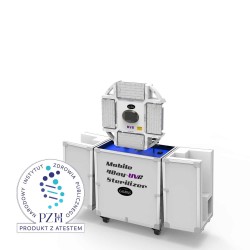 Mobilny Sterylizator UVC-200W MASTER – Profesjonalna Stacja Dezynfekcji z Atestem PZH