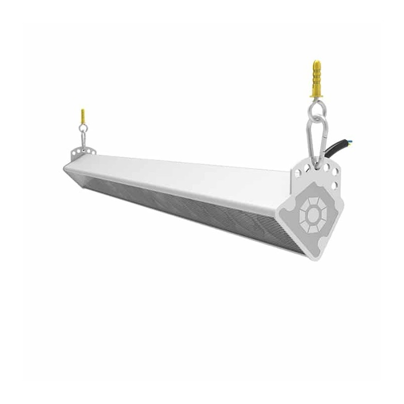 Lampa Liniowa LED 60W 9000lm Diamond – Oprawa Systemowa HBC-X6060D