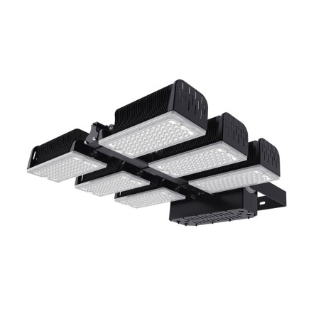 Naświetlacz Stadionowy LED HSC-720W – Modułowa Lampa HighBay 160lm/W IP66