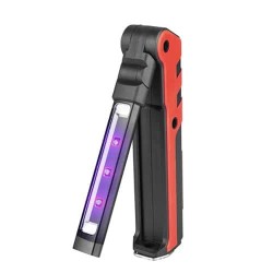 Latarka Warsztatowa LED z Magnesem i Sterylizacją UVC 2w1 – Lampa Bakteriobójcza USB