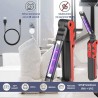 Latarka Warsztatowa LED z Magnesem i Sterylizacją UVC 2w1 – Lampa Bakteriobójcza USB
