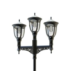 Trójramienna Latarnia Solarna SLC-1100LL 3x12,5W LED – Komplet ze Słupem 4m