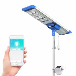 Profesjonalna Latarnia Solarna LED SLC-8080 50W 8000lm – Inteligentne Oświetlenie Uliczne