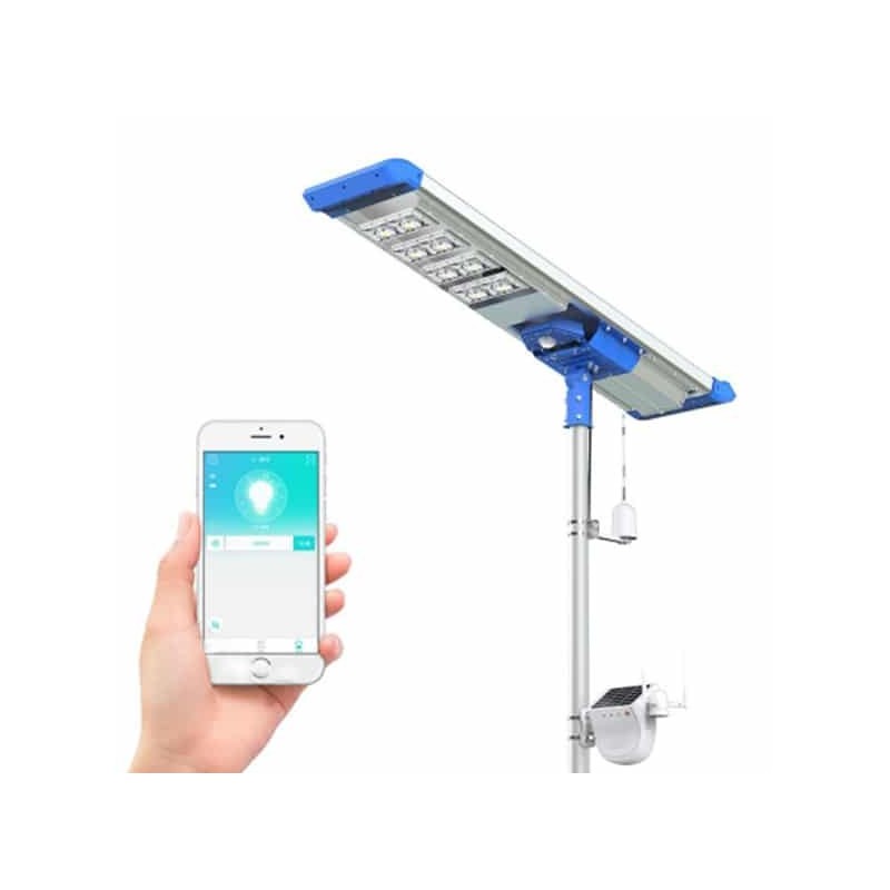 Profesjonalna Latarnia Solarna LED SLC-8080 50W 8000lm – Inteligentne Oświetlenie Uliczne