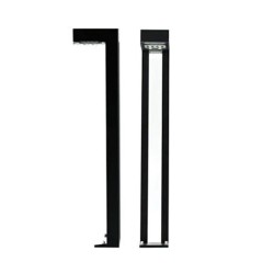 Zestaw 2 aluminiowych słupków solarnych LED SLC-07GL IP65 do ogrodu