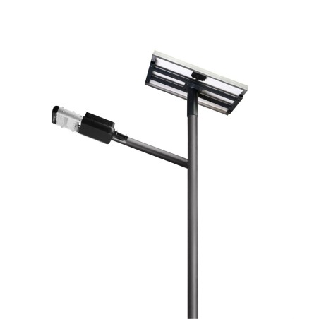 Solarna Latarnia Uliczna CSL-B400 6800lm – Autonomiczny System Oświetlenia Off-Grid z Panelem 150W