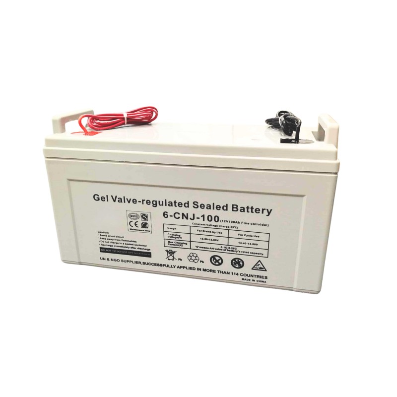 Akumulator Żelowy 12V 100Ah do Fotowoltaiki, Kampera i Łodzi | BR 6-CNJ-100