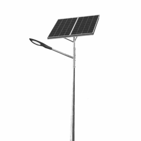 Profesjonalna Solarna Latarnia Uliczna CSL-820 20W LED | Kompletny Zestaw 5m