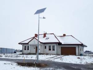 Realizacja Latarnie Solarne LED dla Gminy Kikół - wykonanie Calidus OLsztyn